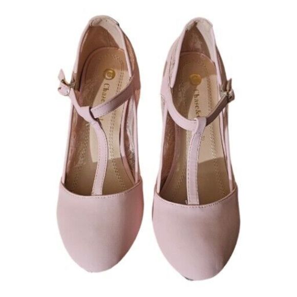 Elegant Pink Lace Women Shoes - Picture 2 of 8